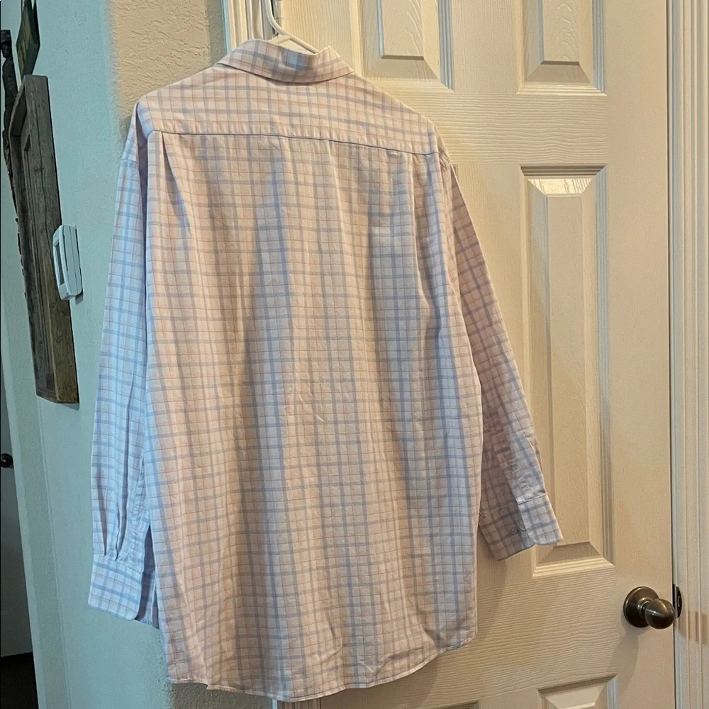 Tommy Hilfiger Regular Fit Men's Light Pink Checkered Shirt L